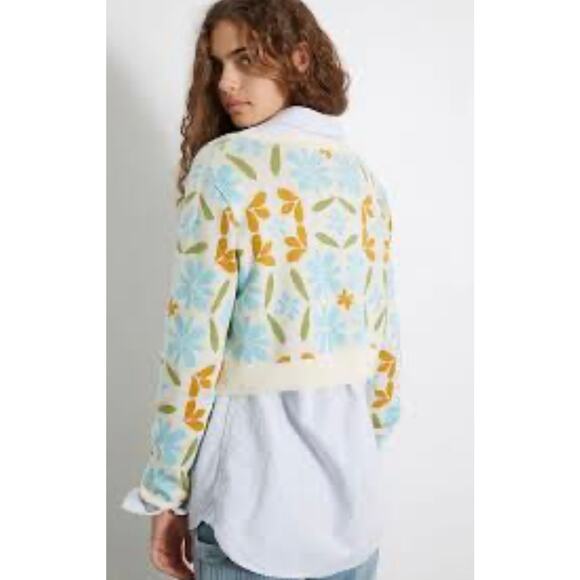 NWT Pacsun LA Heart Women's Size XS Floral Lazy Day Sweater Multicolor - Picture 12 of 12